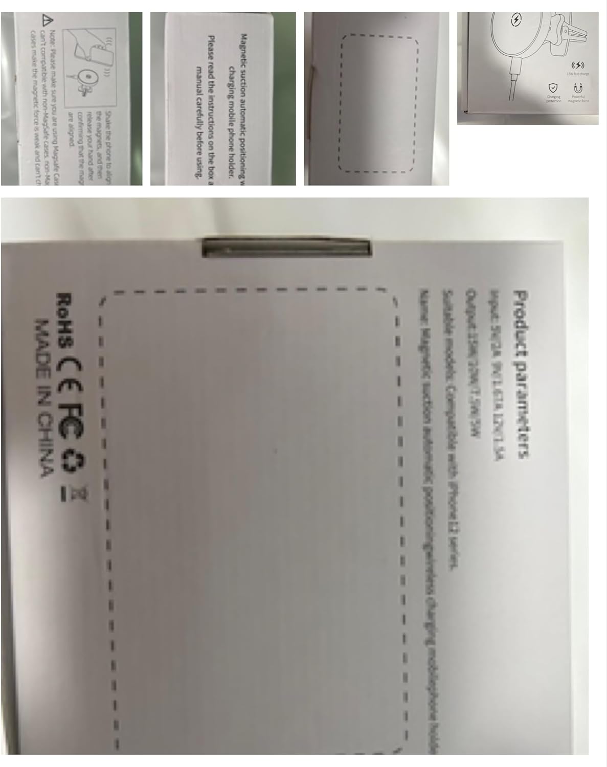 Gloplum ep0 Wireless Phone Holder Car Charger Compatible Wit... - Image 8