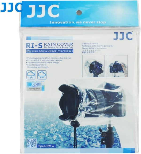 JJC RI-S Disposable Rain Cover for Mirrorless System Camera ... - Image 10