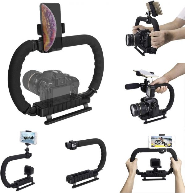 3-Shoe DSLR/Mirrorless/Action Camera Camcorder Phone Stabili... - Image 2