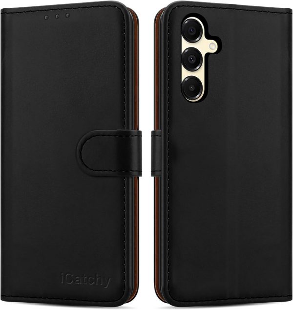 iCatchy for Samsung A16 Case – Leather Wallet Cover, Book Fl... - Image 10