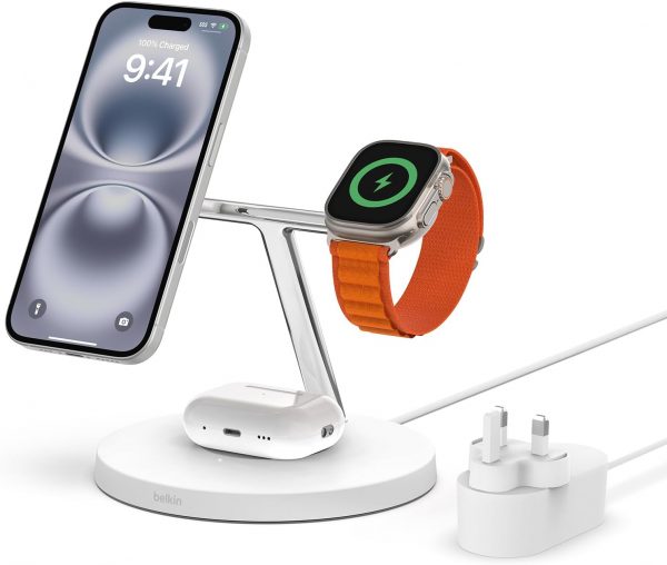 Belkin MagSafe 3 in 1 Wireless Charging Station, 15W iPhone ... - Image 2