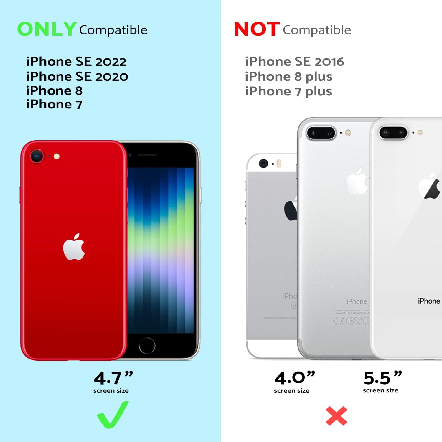 TORU CX PRO Case for iPhone SE 2022 / SE 2020/8 / 7, with Ca... - Image 3