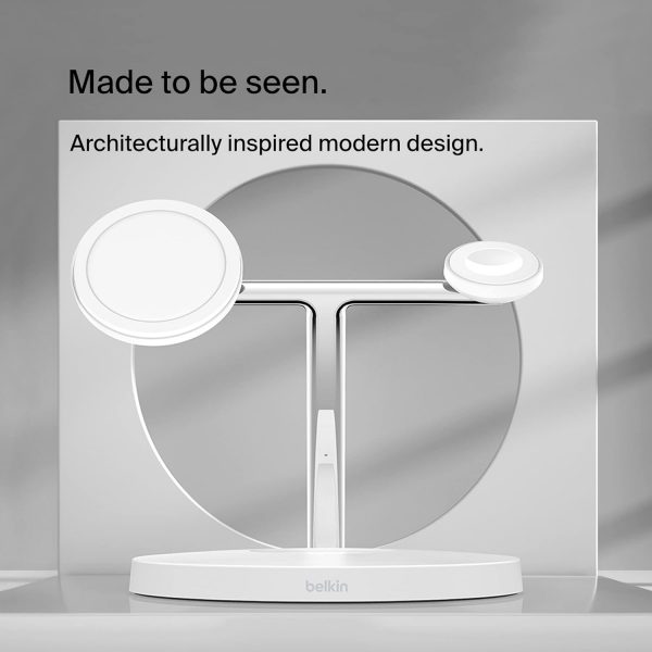 Belkin MagSafe 3 in 1 Wireless Charging Station, 15W iPhone ... - Image 8