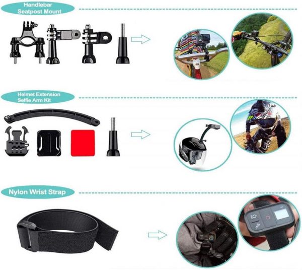 Reflex Camera 50 in 1 Action Camera Accessories Kit for the ... - Image 5