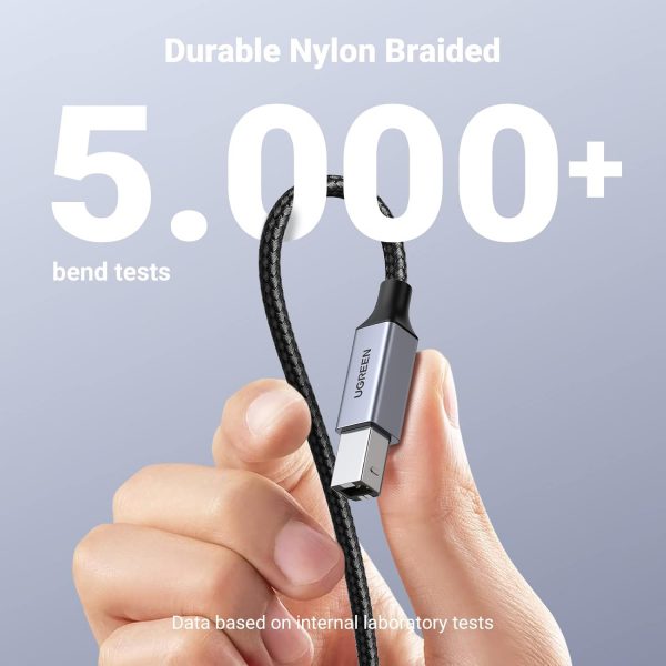 UGREEN USB B to USB C Printer Cable, Type B 2.0 Braided Data... - Image 8