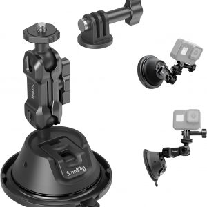 SMALLRIG Double-Layer Suction Cup Mount for GoPro Hero 11/10…