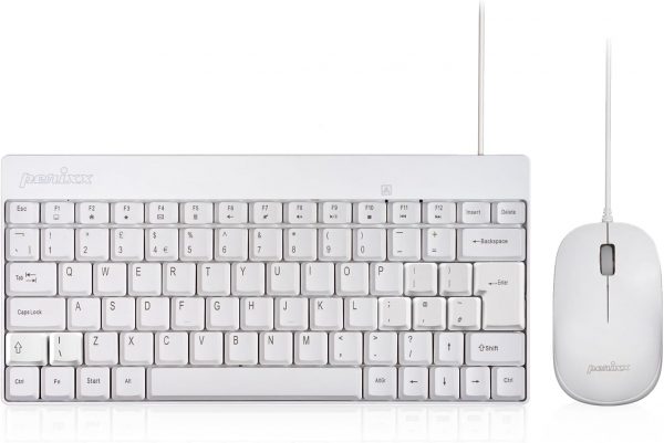Perixx PERIDUO-212 Wired Mini Keyboard and Mouse Combo, 12 M... - Image 2