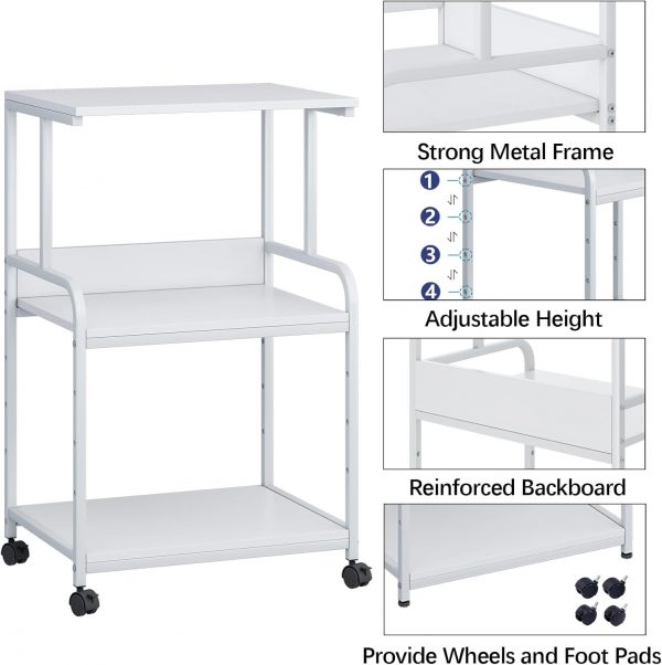 Printer Stand Table Shelf with Storage,3d Printer Shelf Orga... - Image 4