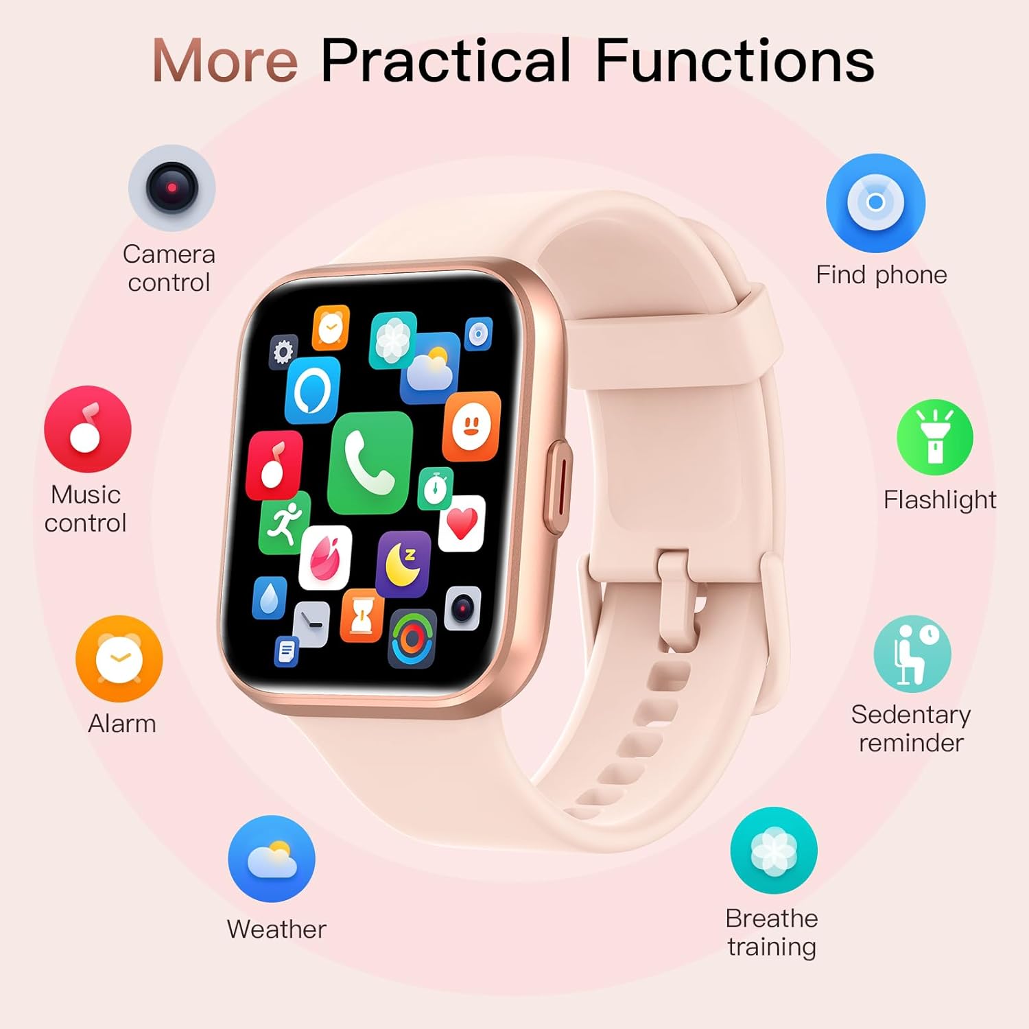 Smart Watch for Women(Answer/Make Call), Alexa Built-in 1.8"... - Image 9