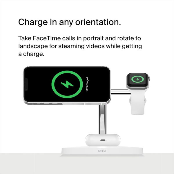 Belkin MagSafe 3 in 1 Wireless Charging Station, 15W iPhone ... - Image 7