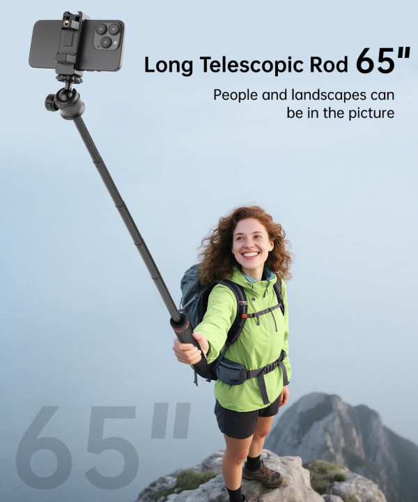 JOILCAN Phone Tripod Monopod 65", Extendable Selfie Stick Tr... - Image 5