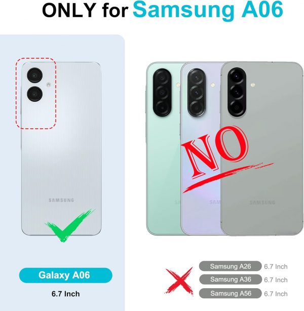 Kuafcase for Samsung A06 Case with 4 Card Slots Magnetic Clo... - Image 8
