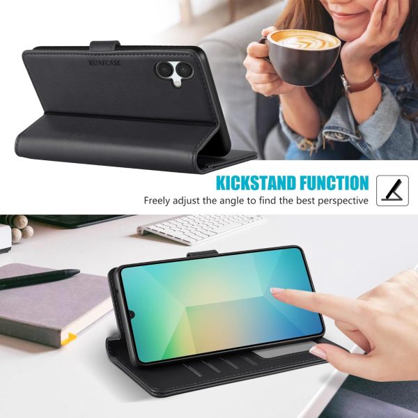 Kuafcase for Samsung A06 Case with 4 Card Slots Magnetic Clo... - Image 5