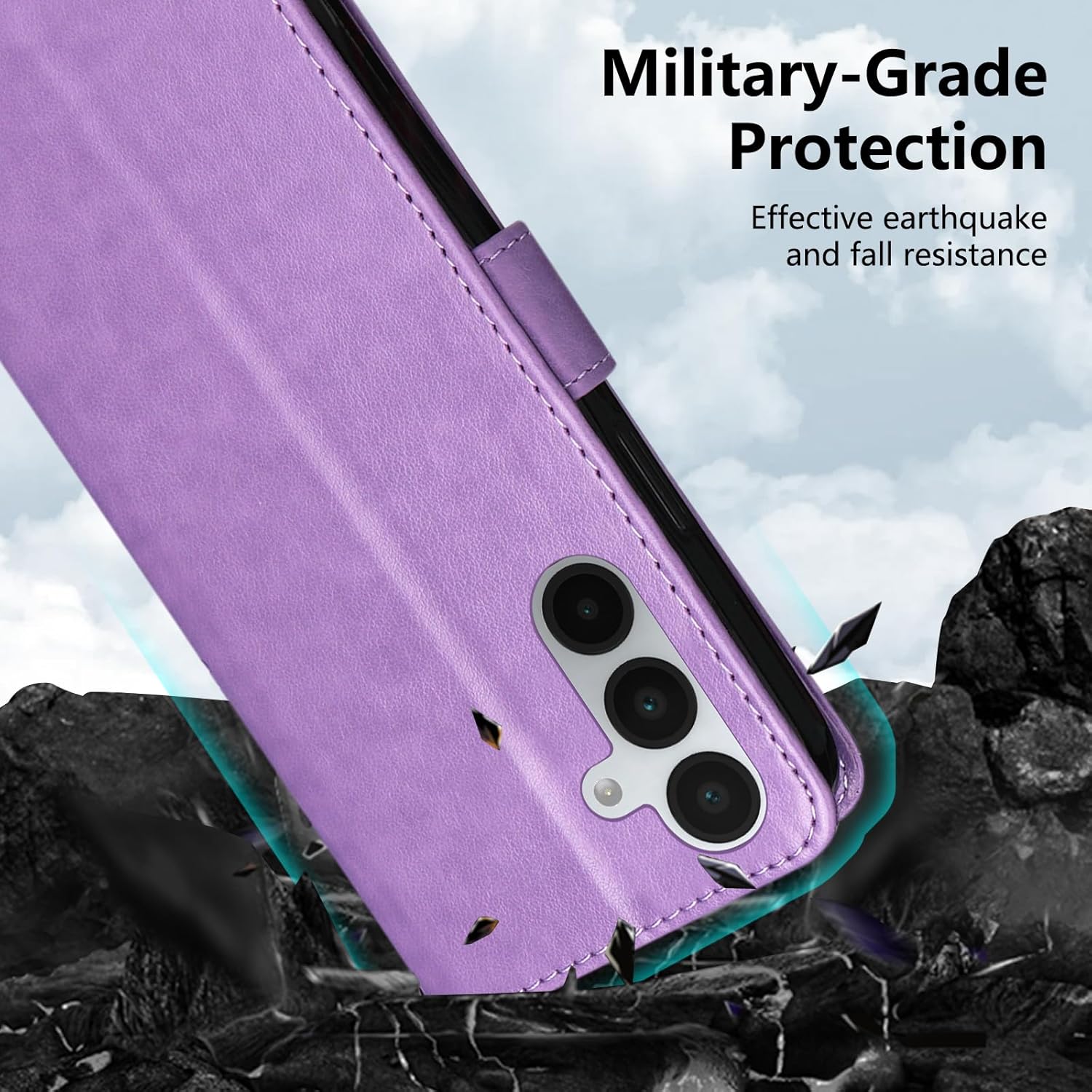 Hancda Phone Case for Samsung Galaxy A36 5G Leather Case wit... - Image 6