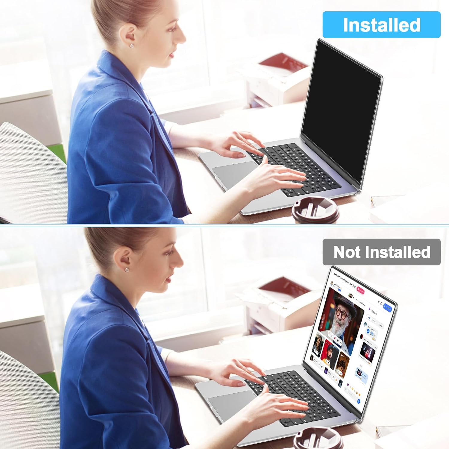 STARY Privacy Screen for MacBook Air 13.6 Inch (2022-2025,M4... - Image 8