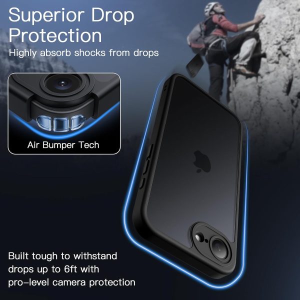 JETech Matte Case for iPhone 16e 6.1-Inch 2025, Shockproof M... - Image 4