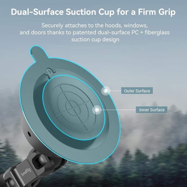 SMALLRIG Double-Layer Suction Cup Mount for GoPro Hero 11/10... - Image 3