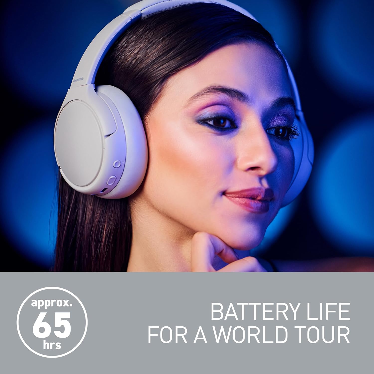 Panasonic RB-M600B, Wireless Headphones with Hybrid ANC, Ove... - Image 5