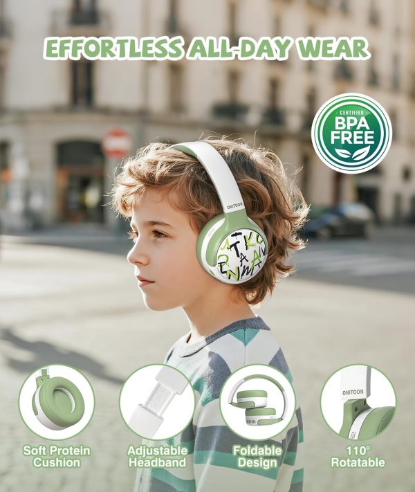 ONITOON Kids Active Noise Cancelling Headphones - 60H Playti... - Image 6