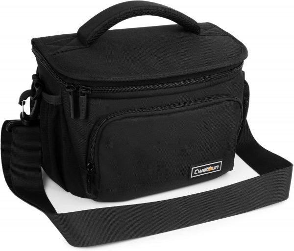Cwatcun Compact Camera Bag Single Shoulder Crossbody Bag Cam... - Image 2
