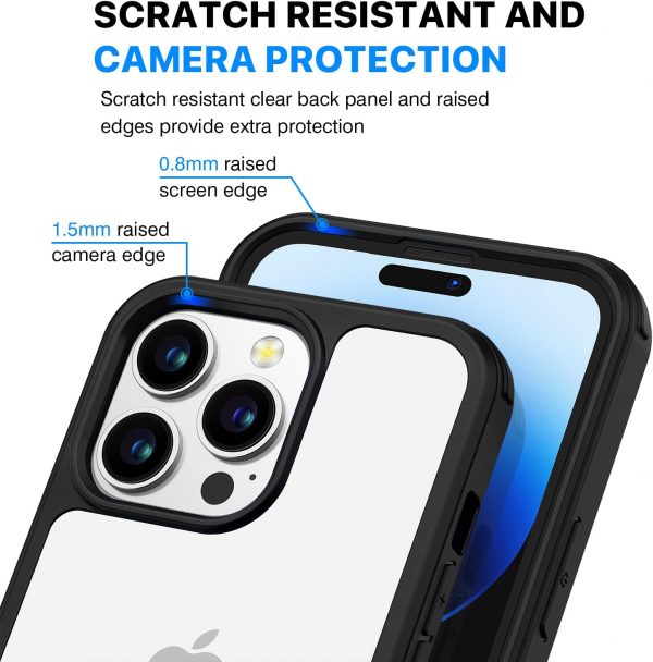 CENHUFO Compatible with iPhone 14 Pro Max Case Built-in Glas... - Image 7