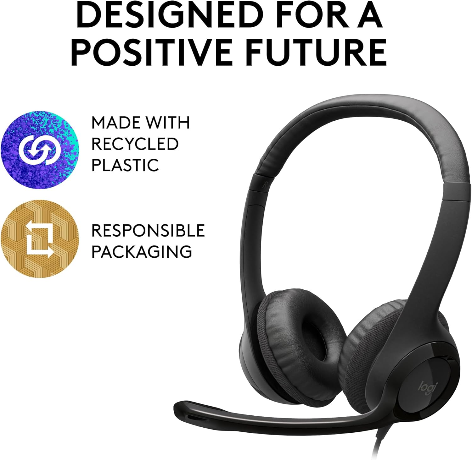 Logitech H390 Wired Headset for PC/Laptop, Stereo Headphones... - Image 11