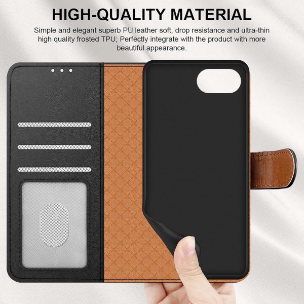 iCatchy for iPhone 16E Case Leather Magnetic wallet Flip Cov... - Image 8