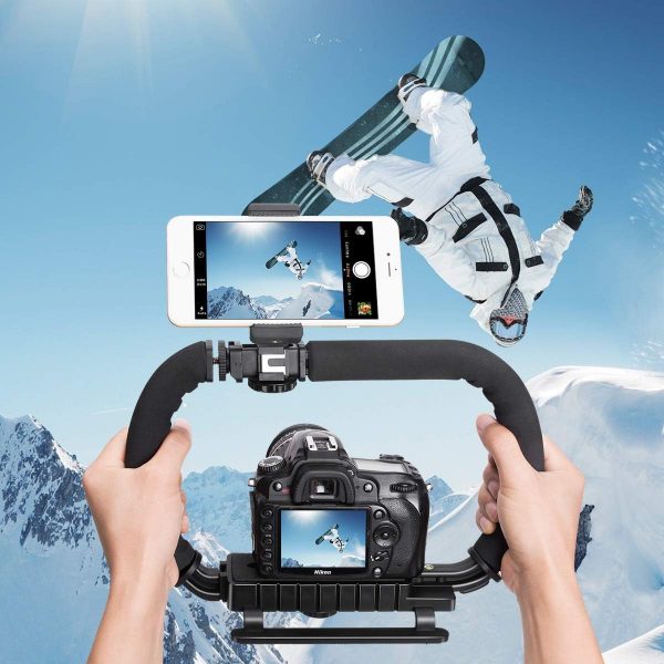3-Shoe DSLR/Mirrorless/Action Camera Camcorder Phone Stabili... - Image 3