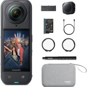 Insta360 X5 Essentials Bundle – Waterproof 8K 360° Action Ca…