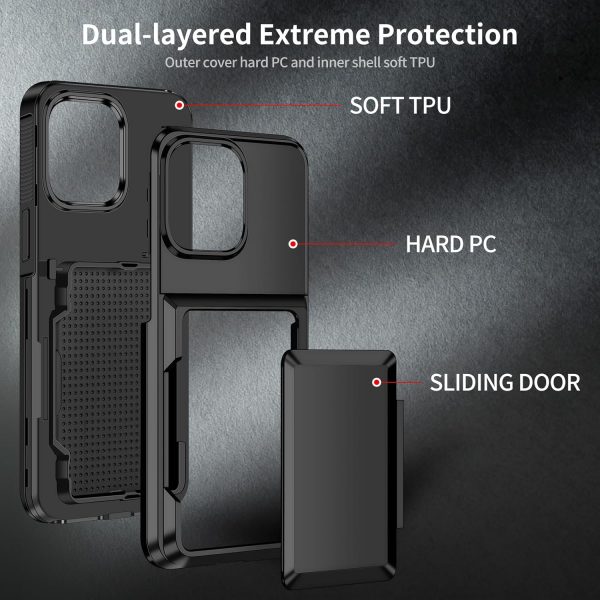 Aolcev for iPhone 14 Case with Card Holder [Max 4 Cards] Hea... - Image 7