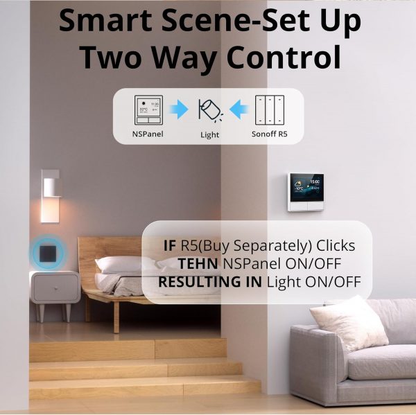 SONOFF NSPanel WiFi Smart Light Switch, 2 Gang Switch Smart ... - Image 9