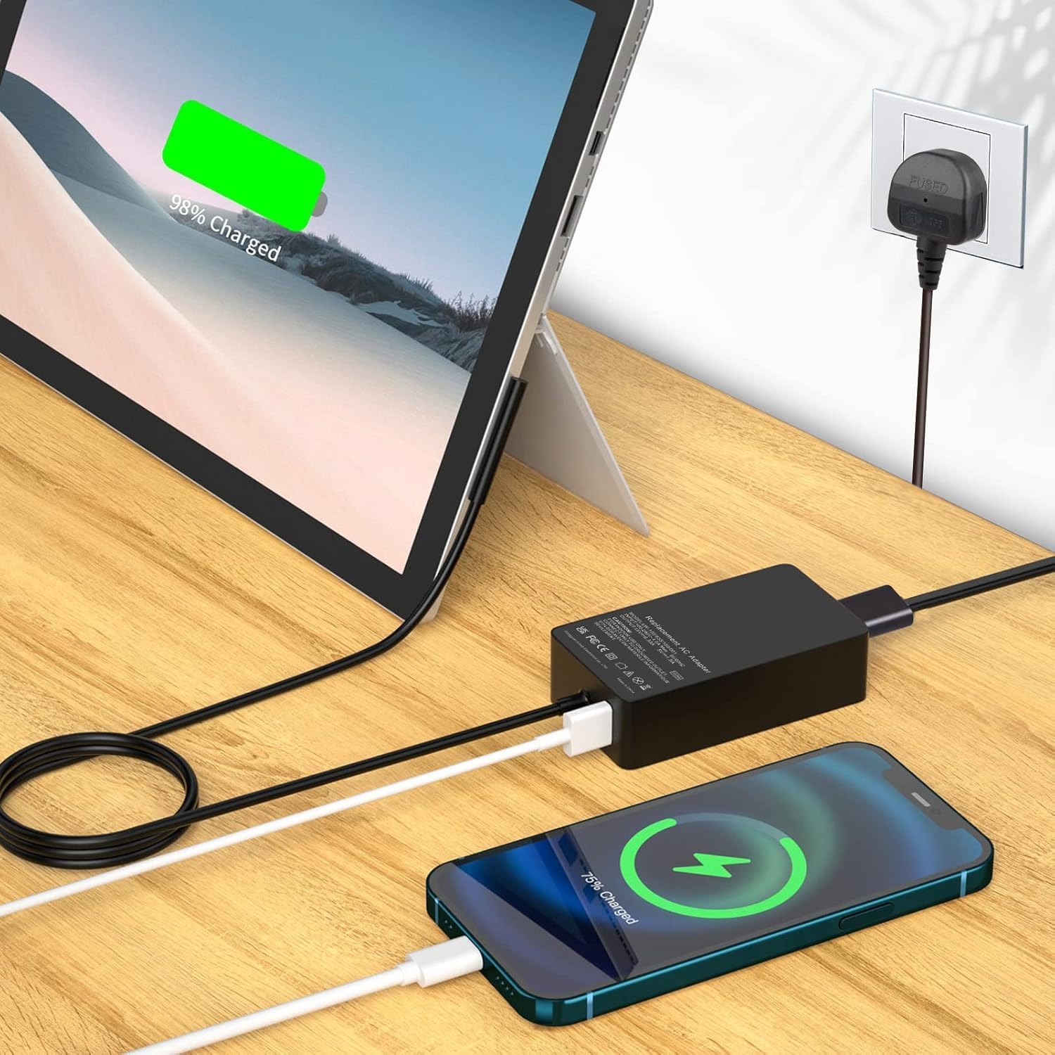 Surface Charger,102W Microsoft Surface Charger for Surface P... - Image 8