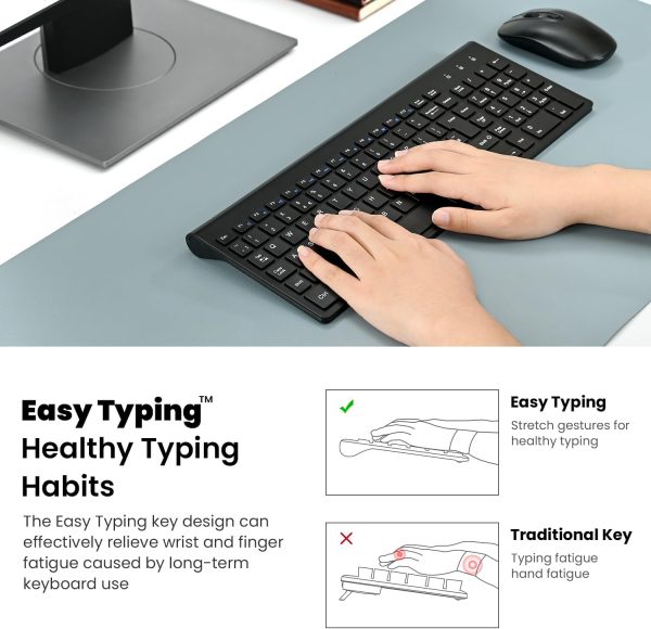Wireless Keyboard Mouse Combo, cimetech 2.4G Ultra-Thin Keyb... - Image 8