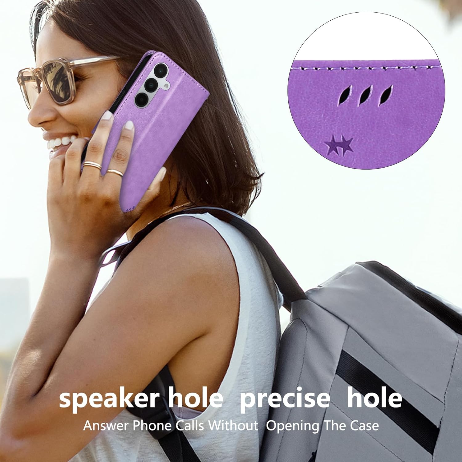 Hancda Phone Case for Samsung Galaxy A36 5G Leather Case wit... - Image 7