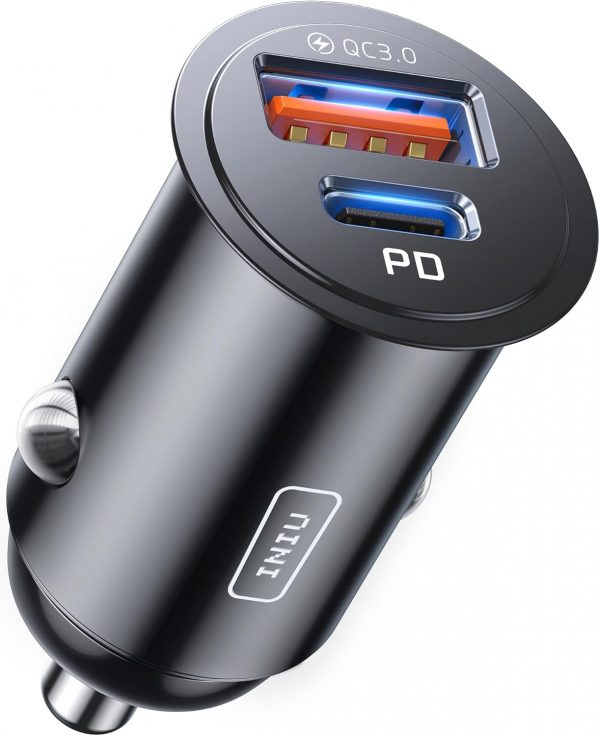 INIU Car Charger, Cigarette Lighter USB Charger Total 60W [U... - Image 2