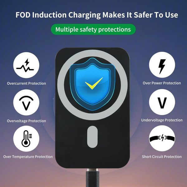 15W Car Phone Holder Wireless Charger, Compatible With Magsa... - Image 6