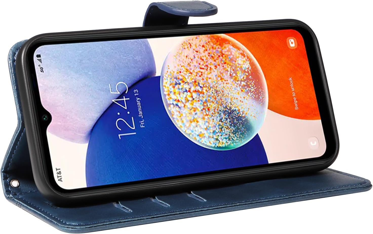 Wuhaizher for Samsung S25 FE Case Shockproof Leather Wallet ... - Image 6