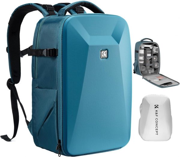 K&F Concept Camera Backpack,Hardshell DSLR Photography Camer... - Image 2