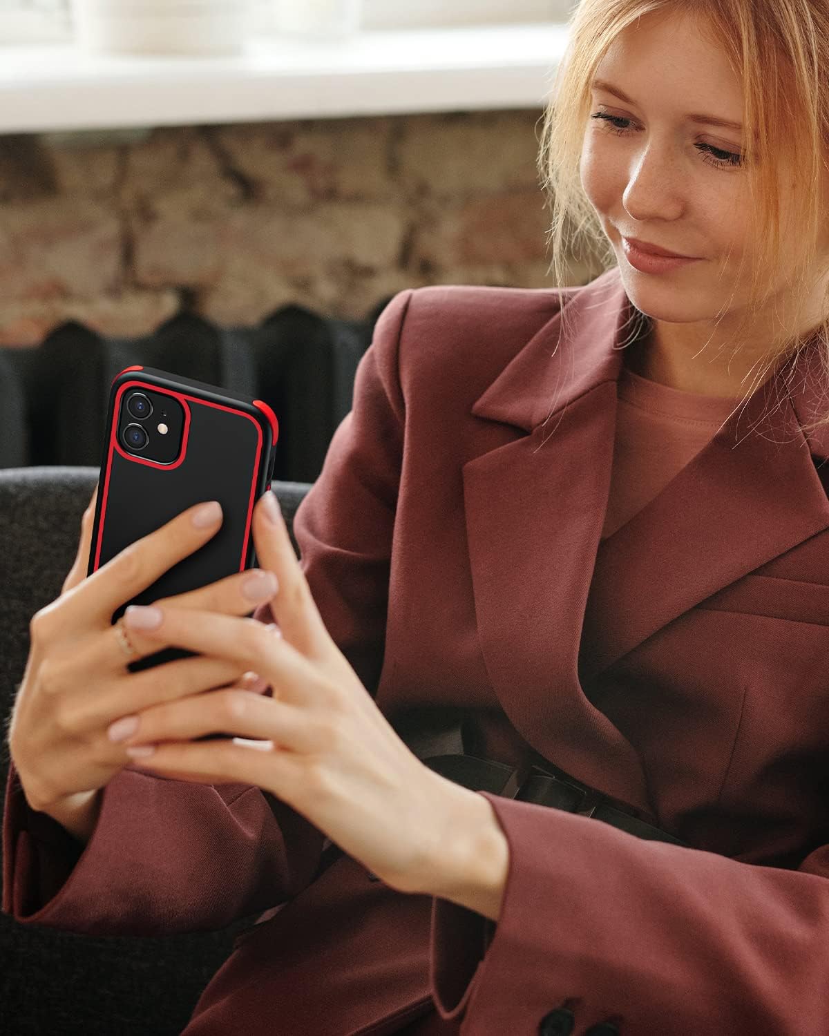 MobNano Ultra Thin Hybrid Clear for iPhone 12 Mini Case, Sil... - Image 8