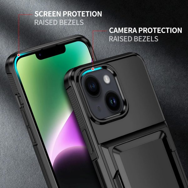Aolcev for iPhone 14 Case with Card Holder [Max 4 Cards] Hea... - Image 6