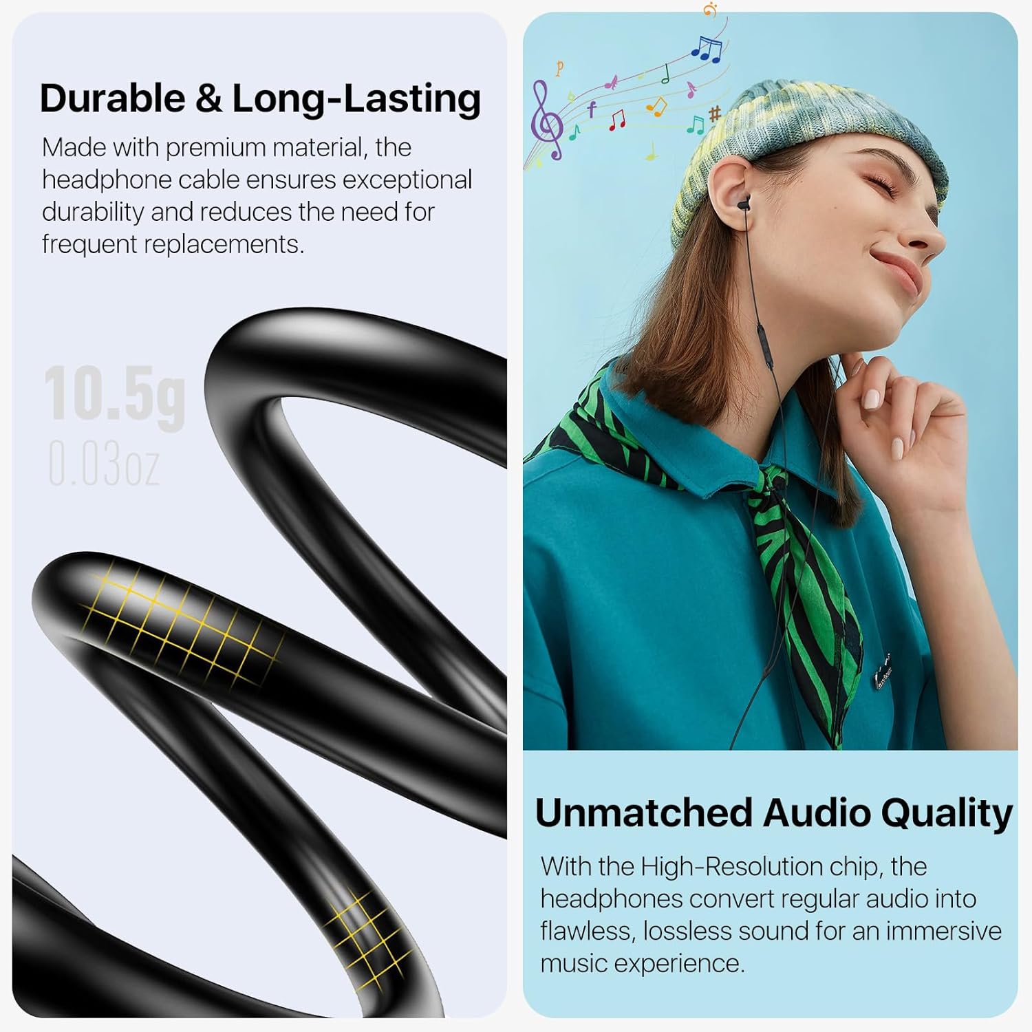 Hearprotek Sleep Headphones, Noise Cancelling Earbuds with M... - Image 6