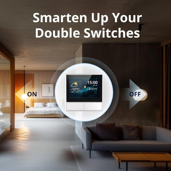 SONOFF NSPanel WiFi Smart Light Switch, 2 Gang Switch Smart ... - Image 5