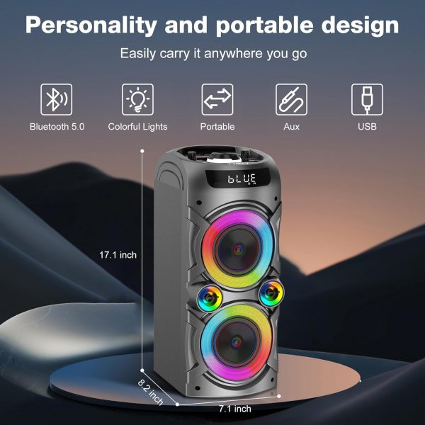 Portable Bluetooth Speaker 100W Big Powerful Wireless Boombo... - Image 4