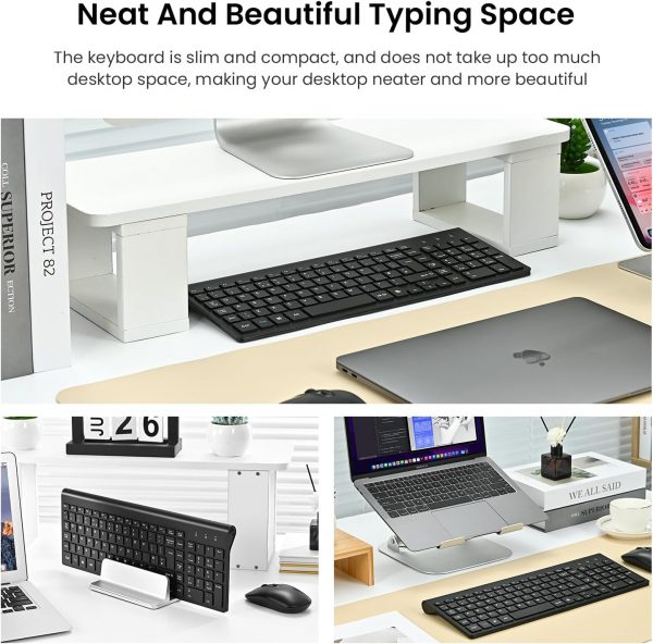 Wireless Keyboard Mouse Combo, cimetech 2.4G Ultra-Thin Keyb... - Image 10
