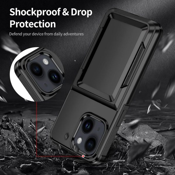 Aolcev for iPhone 14 Case with Card Holder [Max 4 Cards] Hea... - Image 5