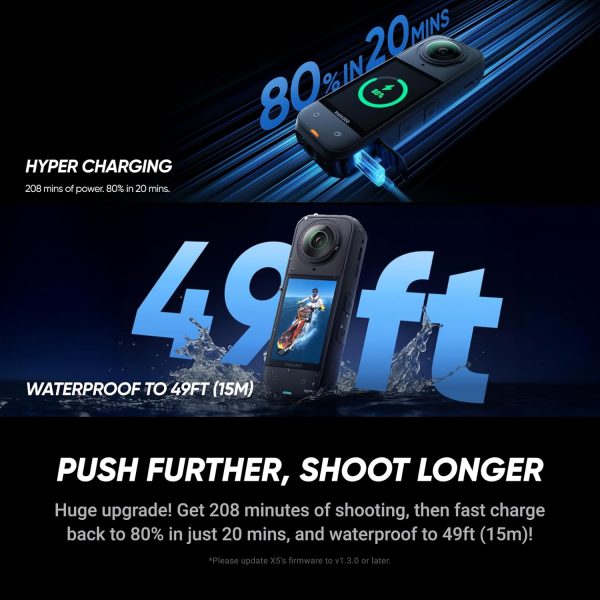 Insta360 X5 Essentials Bundle - Waterproof 8K 360° Action Ca... - Image 8