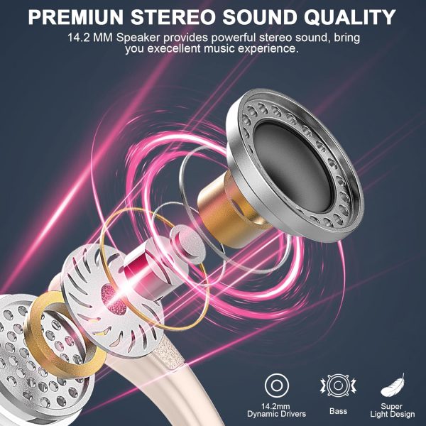 Wireless Earbuds, 75H Bluetooth 5.4 Headphones Sports with E... - Image 6