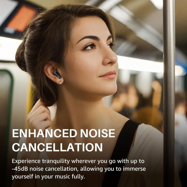 TOZO NC3 Hybrid Active Noise Cancelling Earbuds, 45dB ANC Wi... - Image 7