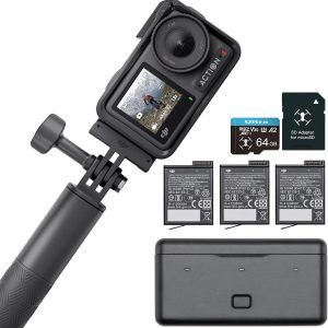 DJI Osmo Action 4 Adventure Combo, with 64GB Card, Action Ca…