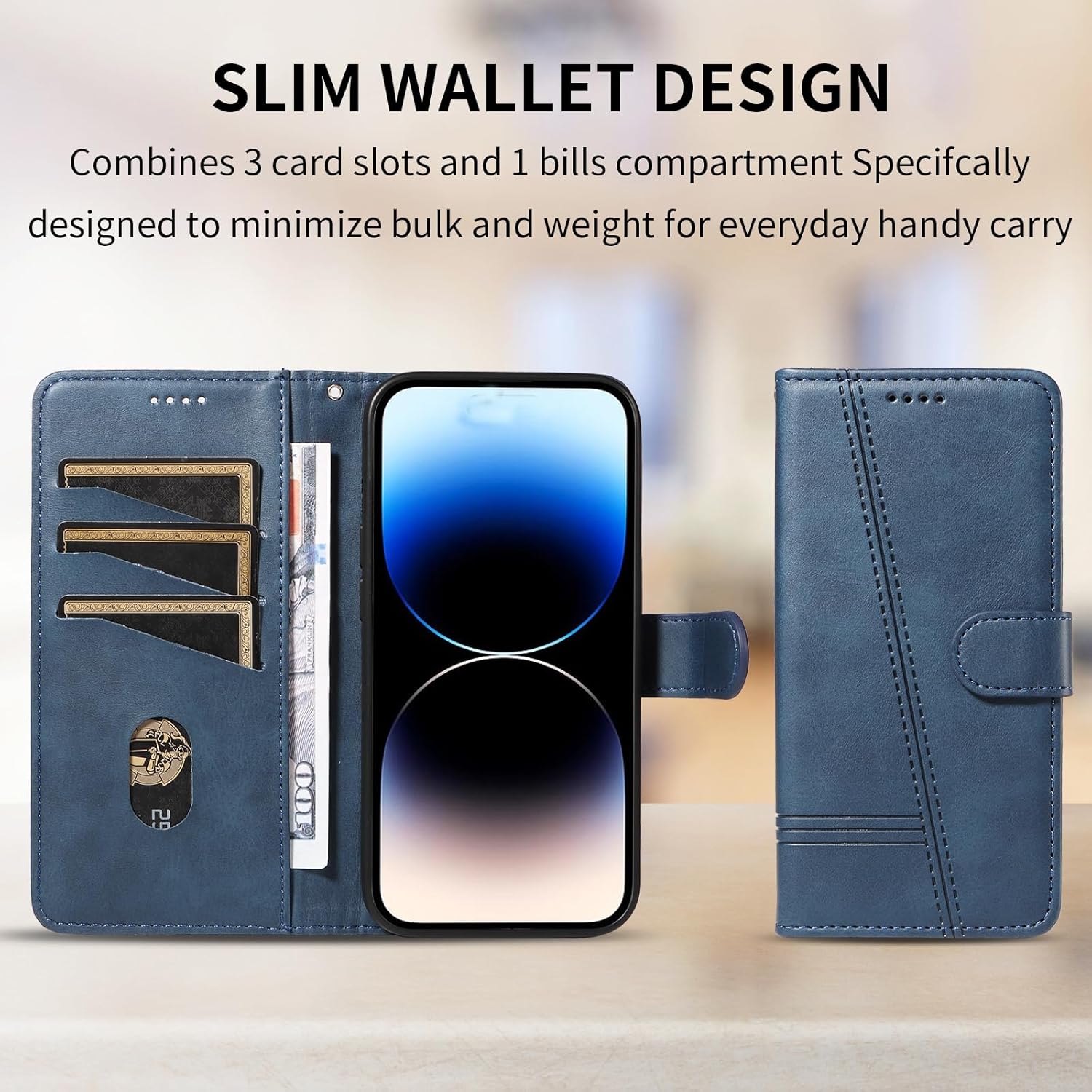 Wuhaizher for Samsung S25 FE Case Shockproof Leather Wallet ... - Image 8